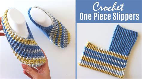 Crochet with 1. . Crochet slippers patterns free easy one piece